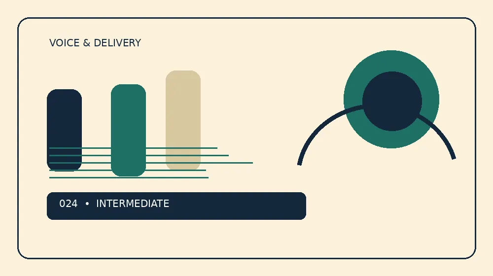 Illustration for Replace Filler Words With Thoughtful Pauses